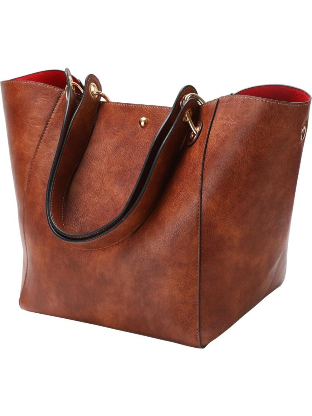 Spacious Women's Work Tote Bag - Stylish Big Bucket Handbag for Daily Use